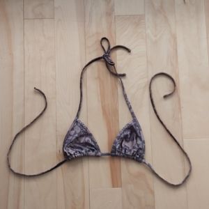 American Apparel Printed Bikini Top